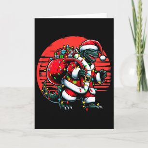 Santazilla-Weihnachtshemd japanisches Monster Kaij Karte