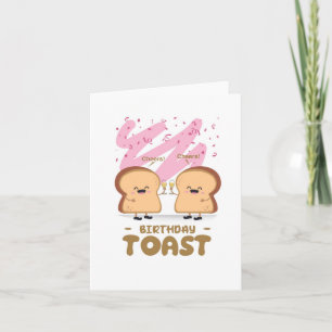Santé! Puns toast Carte Anniversaire
