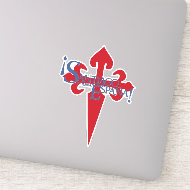 Santiago Aufkleber (Detail)