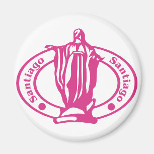 Santiago Briefmarke Magnet
