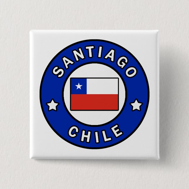 Santiago Chile Button (Vorderseite)