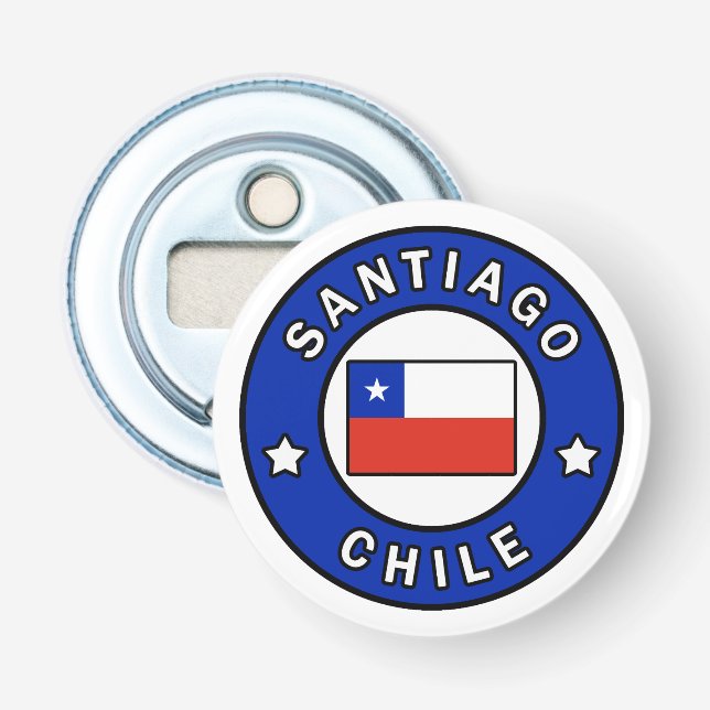 Santiago Chile Flaschenöffner (Vorderseite)