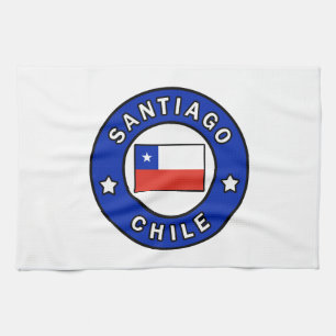 Santiago Chile Geschirrtuch