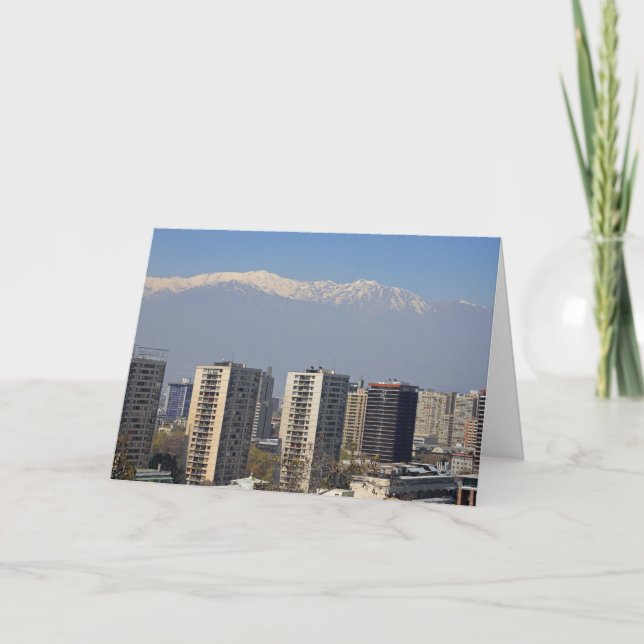 Santiago, Chile Karte (Vorderseite)