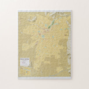 Santiago Chile Map (1987)