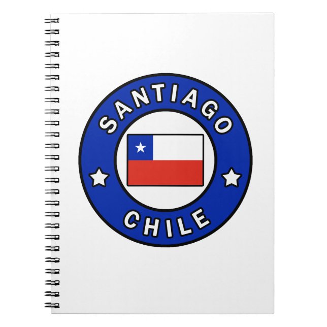 Santiago Chile Notizblock (Vorderseite)