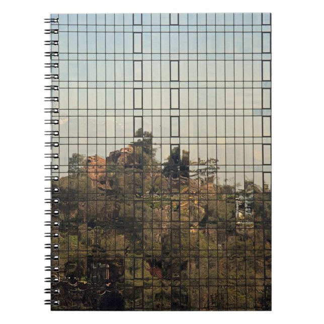 Santiago, Chile-Reflexion Notizblock (Vorderseite)