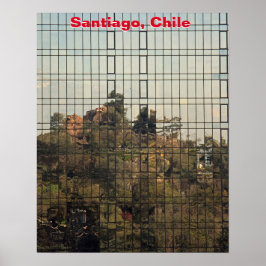 Santiago, Chile-Reflexion Poster
