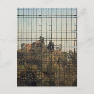 Santiago, Chile-Reflexion Postkarte