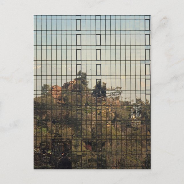 Santiago, Chile-Reflexion Postkarte (Vorderseite)