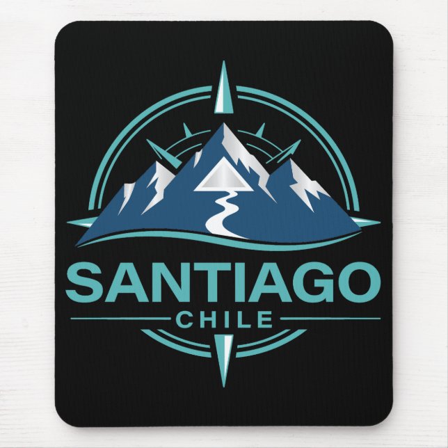 Santiago Chile South America Mousepad (Vorne)