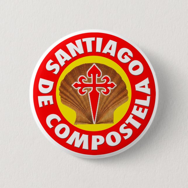 Santiago de Compostela Button (Vorderseite)