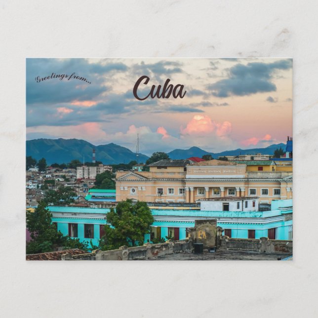 Santiago de Cuba in Cuba Postkarte (Vorderseite)