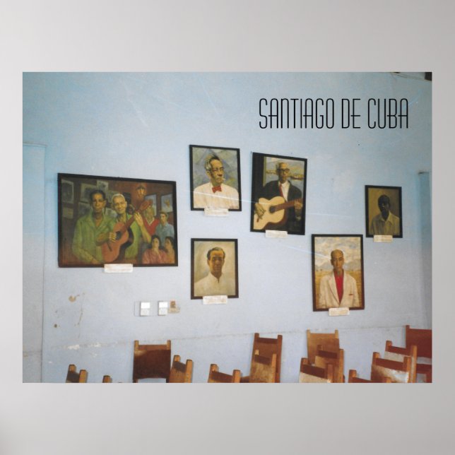 Santiago de Cuba Sehenswürdigkeit Music Club Foto Poster (Vorne)