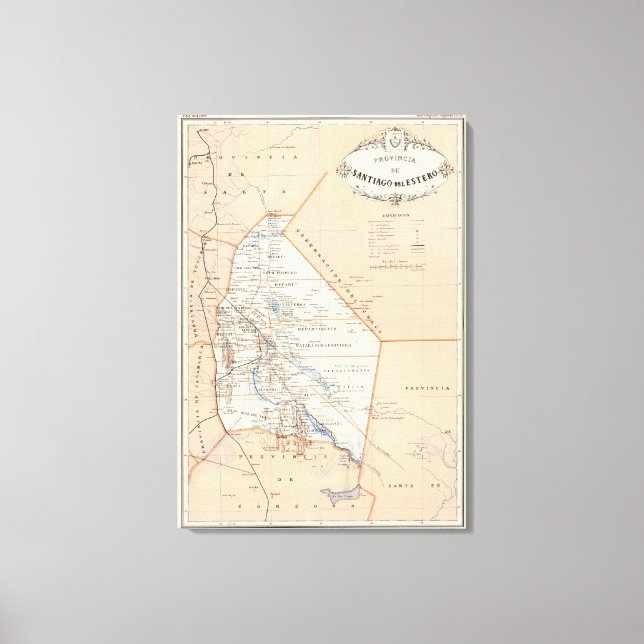 Santiago del Estero, Argentinien Leinwanddruck (Vorderseite)