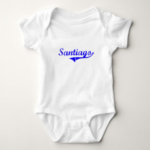 Santiago-Familienname-Klassiker-Art Baby Strampler