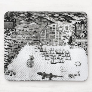Santiago, Kap-Verde, 1589 Mousepad
