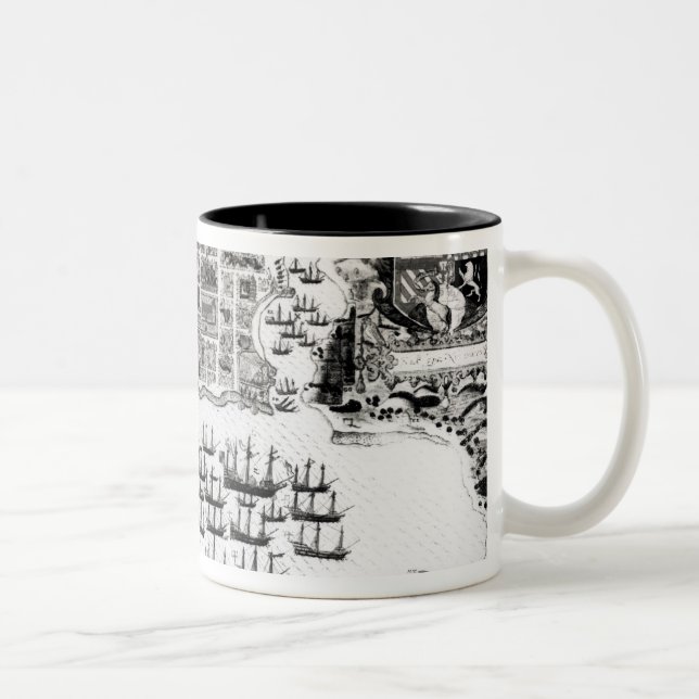 Santiago, Kap-Verde, 1589 Zweifarbige Tasse (Rechts)