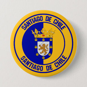 Santiago Round-Emblem Button