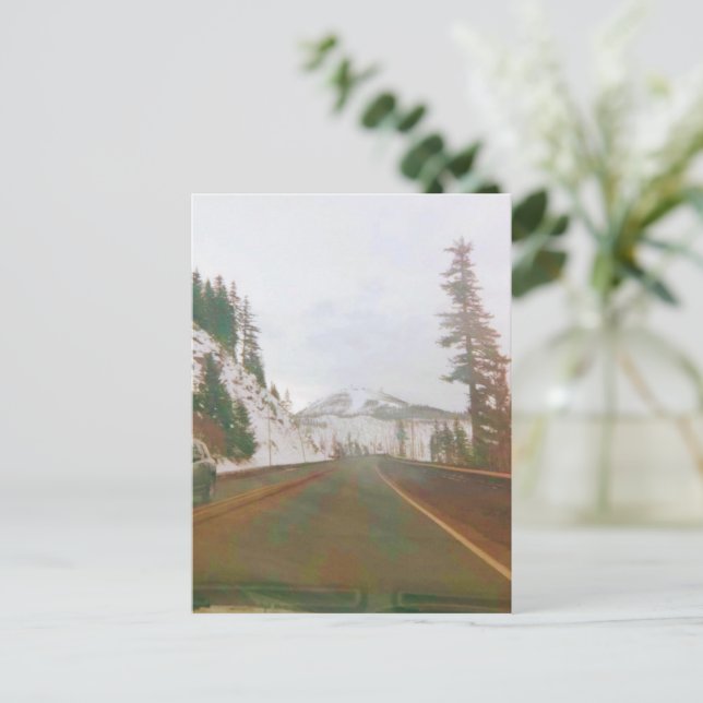 Santiam Pass. Zentrales Oregon, USA Postkarte (Stehend Vorderseite)