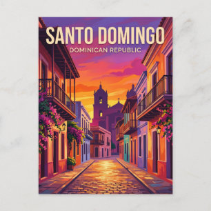 Santo Domingo Dominikanische Republik Postkarte