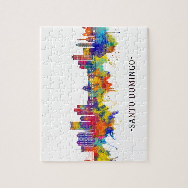 Santo Domingo Dominikanische Republik Skyline (Vertikal)