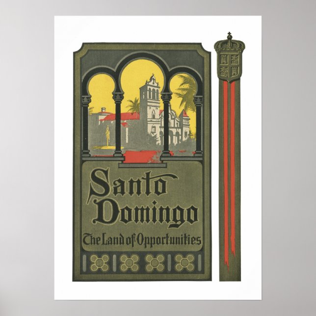 Santo Domingo (weiß) Poster (Vorne)
