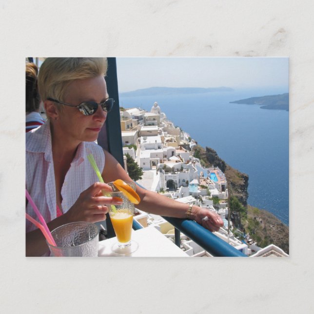 Santorin - Carte postale (Devant)