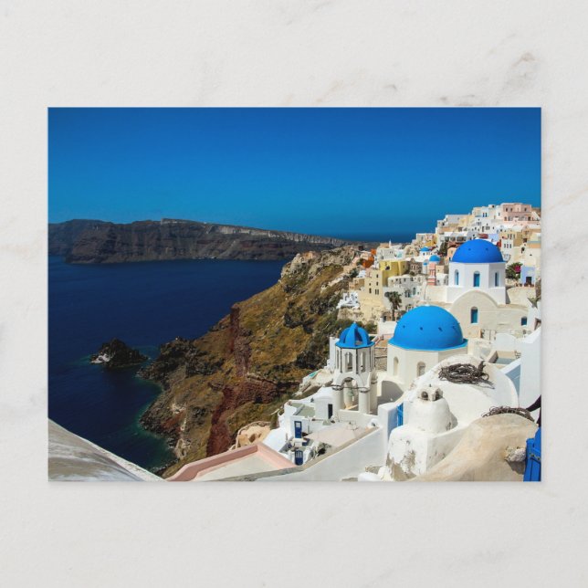 Santorin, die griechischen Inseln - Postkarte (Vorderseite)