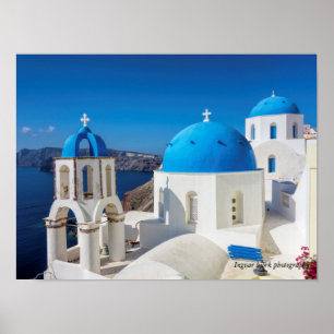 Santorin, Grèce Impression photo