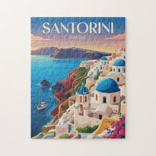 Santorin Griechenland Blaue Kuppel Reise Kunst Vin