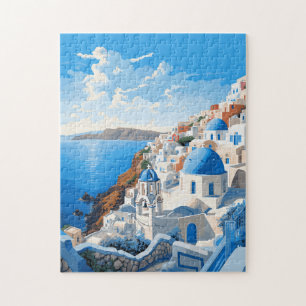 Santorin Griechenland Ikonische Insel Reise Kunst