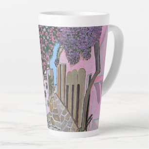 Santorin Griechenland Latte-Tasse  Milchtasse