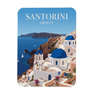 Santorin Griechenland Magnet