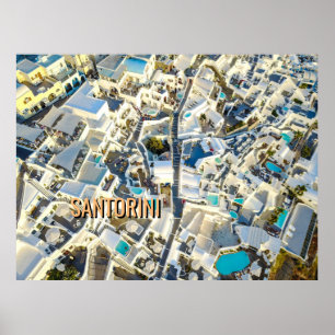 Santorin - Griechenland Poster