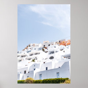 Santorin, Griechenland Poster
