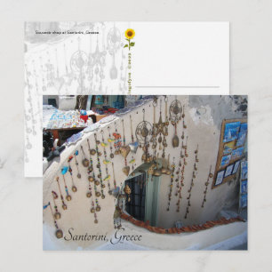 Santorin, Griechenland Souvenirs - Postkarte