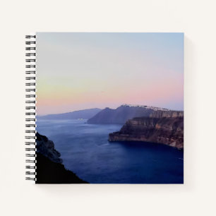 Santorin Griechenland Spiralblock Notizbuch