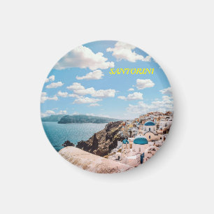 Santorin, Griechenland Strandhaus Magnet