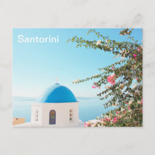 Santorin-Insel Postkarte