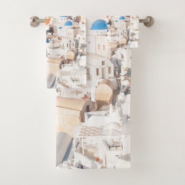 Santorin Island Bliss #3 #wall #art  (En situation)