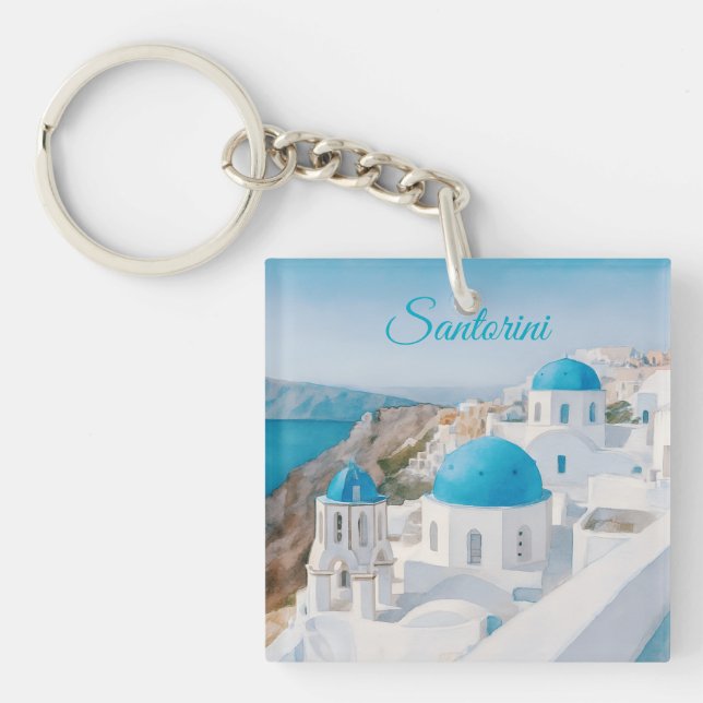 Santorin Schlüsselanhänger (Vorderseite)