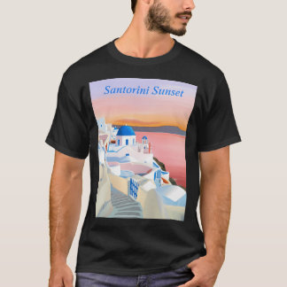 Santorin Sonnenuntergang T-Shirt