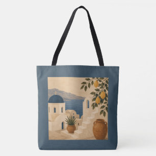Santorin-Zitronenbaum-Tasche Tasche