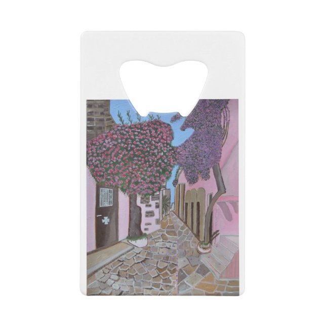 Santorini2 Geldbeutel Flaschenöffner (Vorderseite)