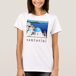 Santorini Andenken-T - Shirt (Männer, Frauen,