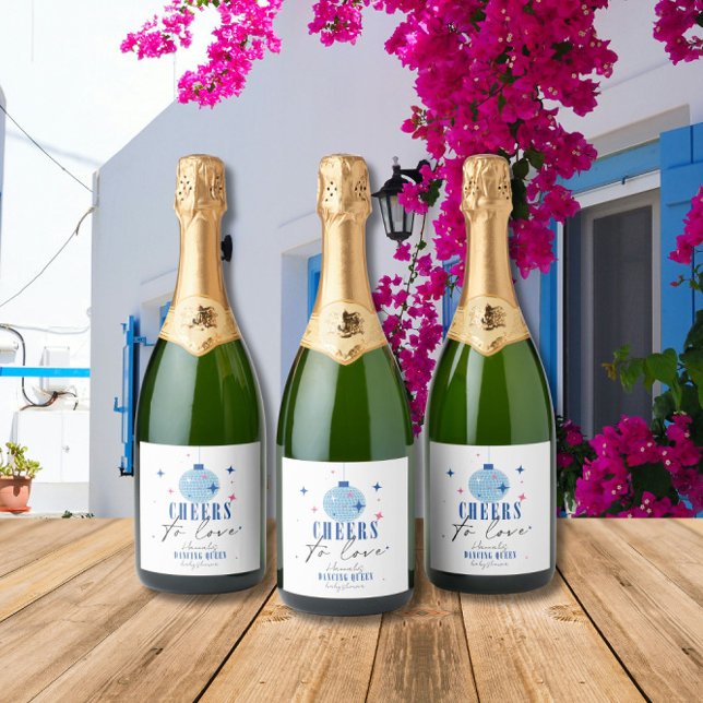 Santorini Blue tile Bougainvillea Babydusche (Von Creator hochgeladen)