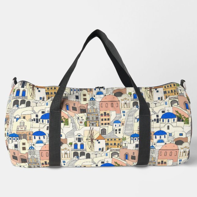 Santorini dreams duffle bag (Vorderseite)
