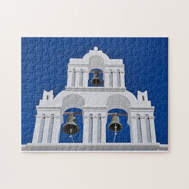 Santorini-Glocken-Puzzle (Horizontal)