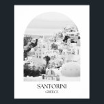 Santorini Greece Arch Foto Print Poster<br><div class="desc">Santorini Greece Arch Foto Print</div>